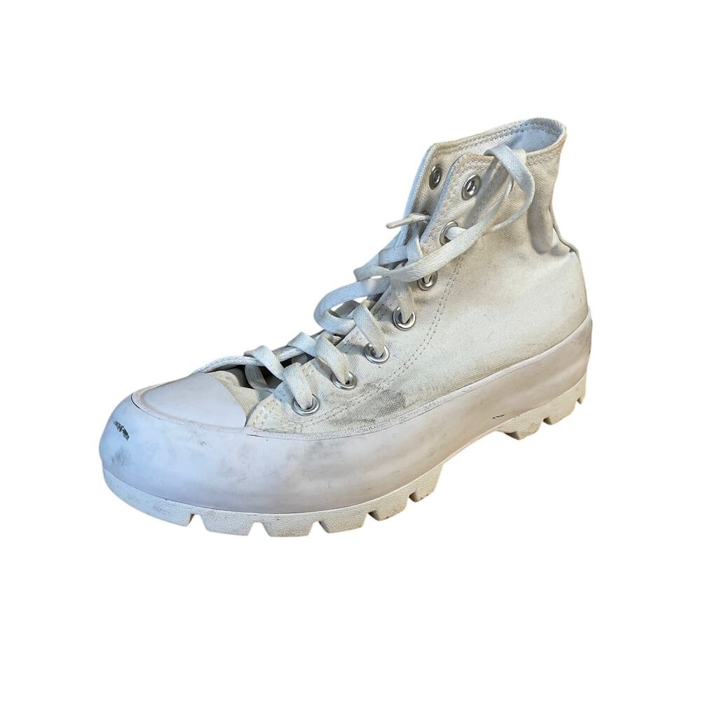 Converse Chuck Taylor All Star Lugged High Top White Womens Sneakers Shoes Sz 7